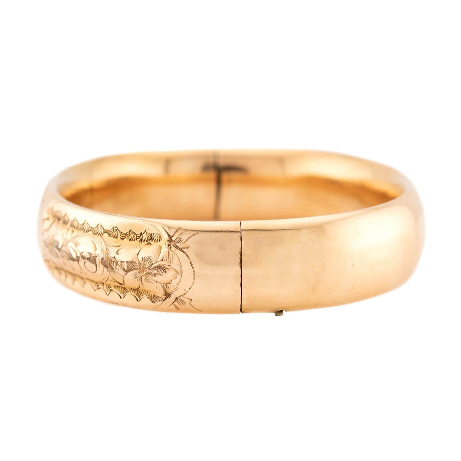 Victorian Gold-Filled Bangle