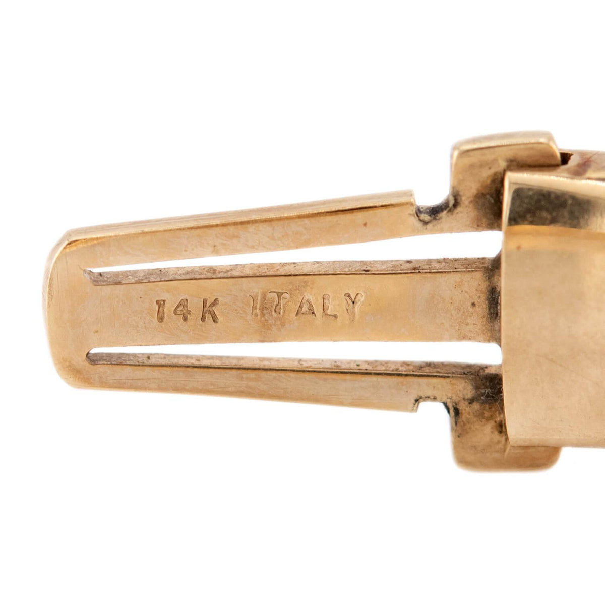 Victorian 14k Gold Engraved Bangle