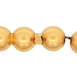 CARTER. GOUGH & CO. Victorian 14k Gold Beaded Necklace 16"