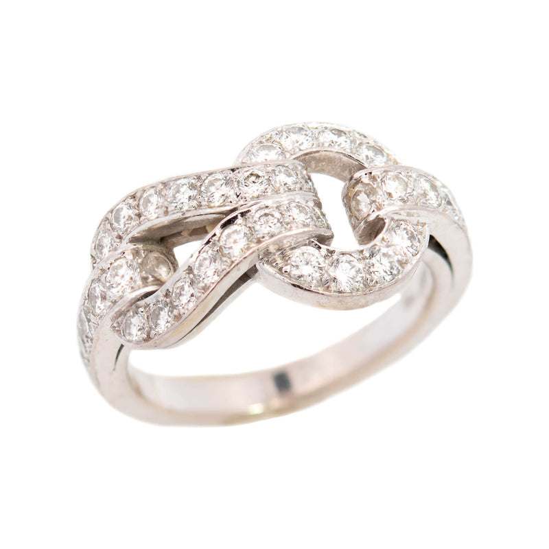Cartier Love Diamond-paved Ceramic White Gold Ceramic Diamonds Ring | eBay