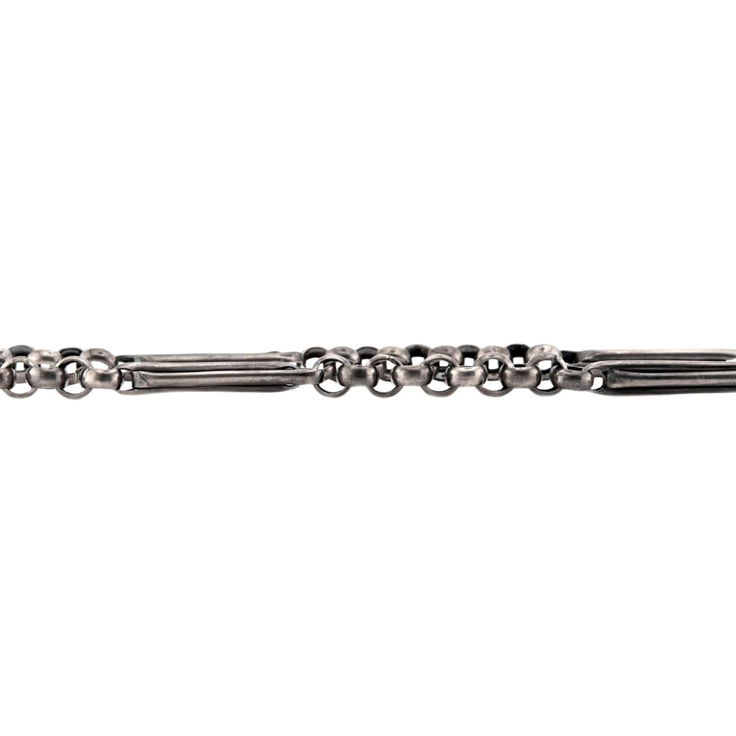 Victorian Sterling Silver Chain 56"