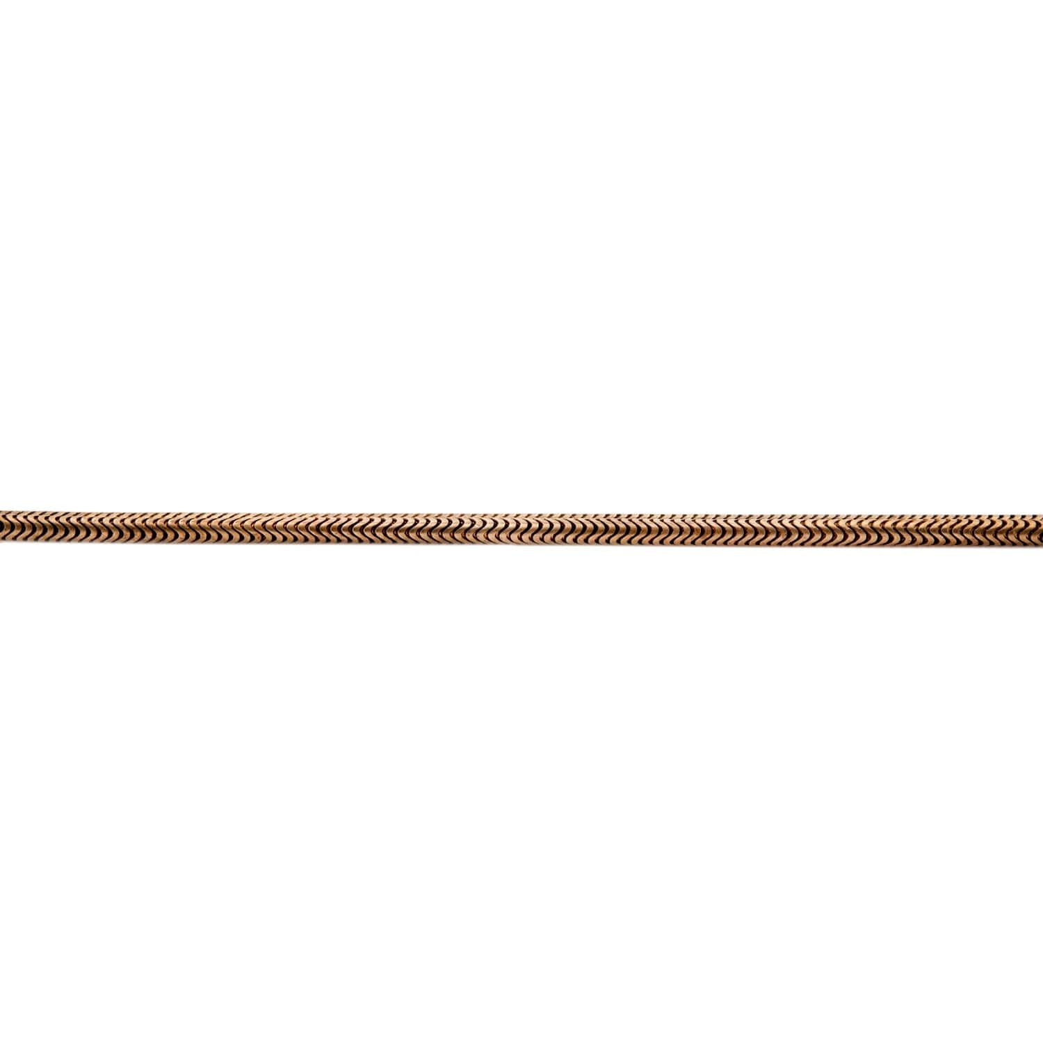 Victorian Gold-Filled Snake Chain Necklace 60"