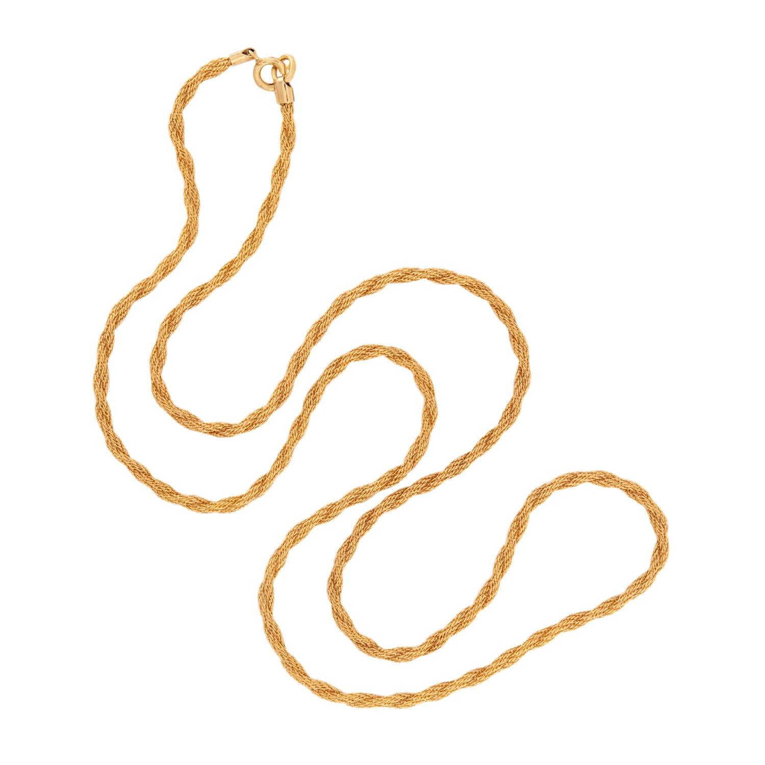 Victorian Gold-Filled Chain Necklace 22"