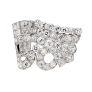 Edwardian Platinum Diamond Fur Clip