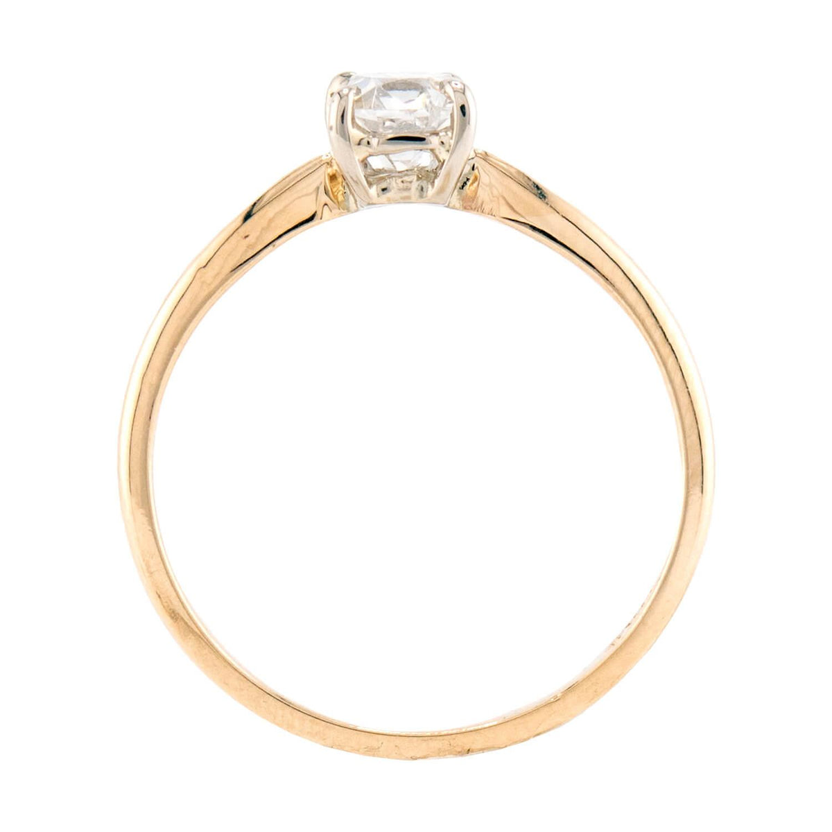 Vintage 14k Diamond Engagement Ring .62ct