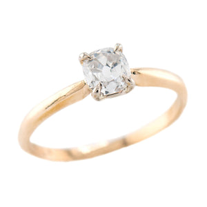 Vintage 14k Diamond Engagement Ring .62ct