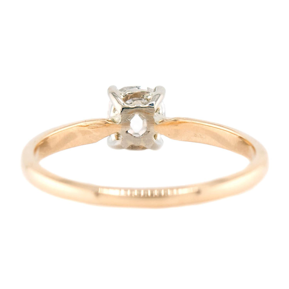 Vintage 14k Diamond Engagement Ring .62ct