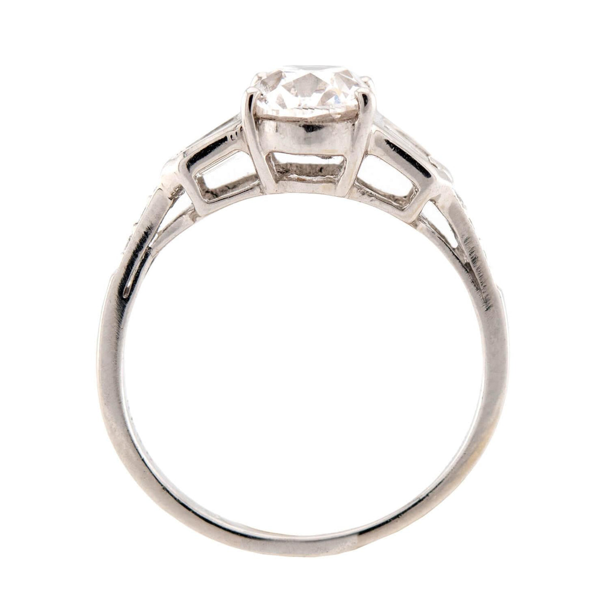 SOPHIA D Estate Platinum GIA Diamond Engagement Ring 1.58ct