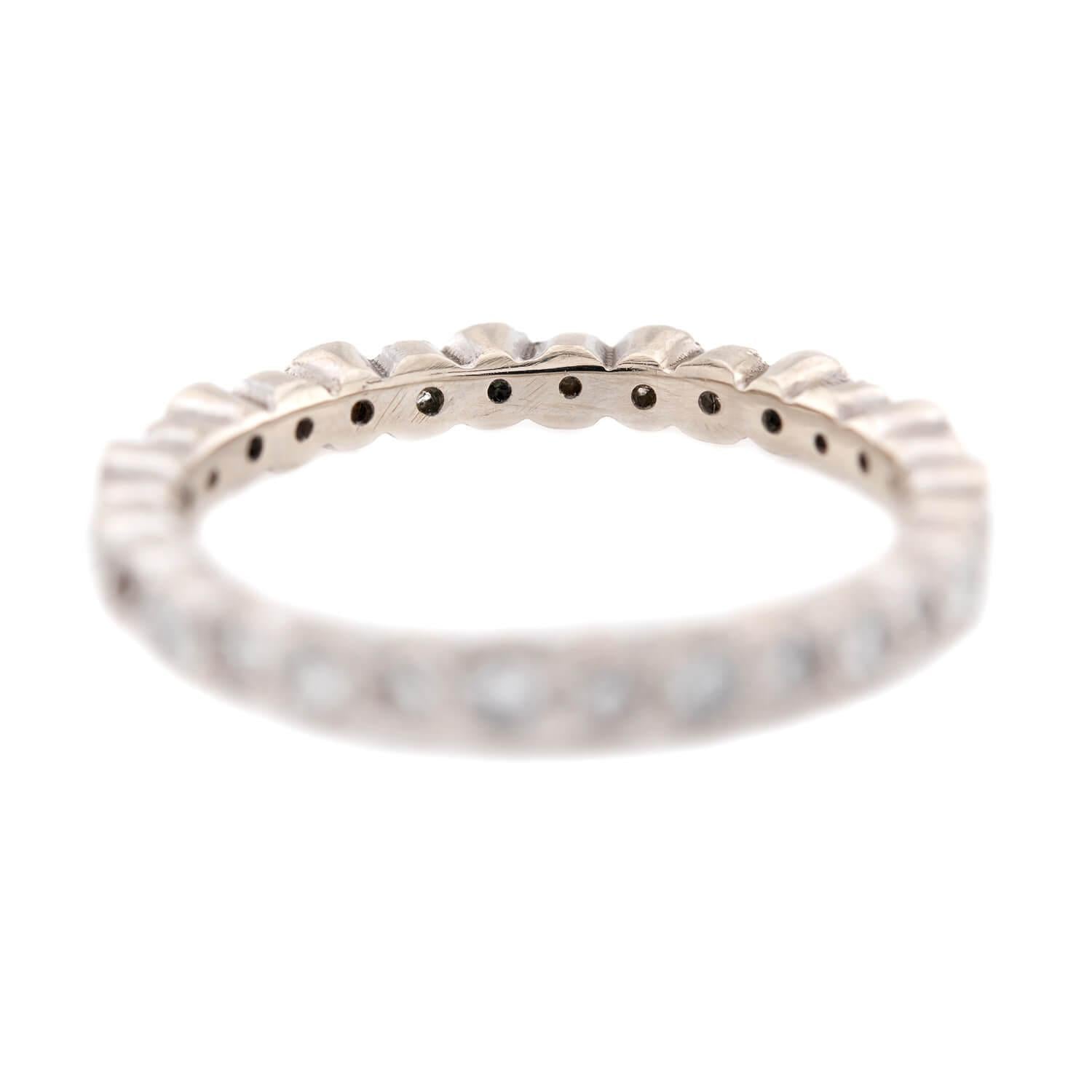 Estate 14k Diamond Eternity Band