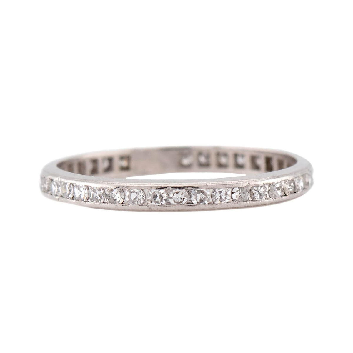 Edwardian Platinum Eternity Band