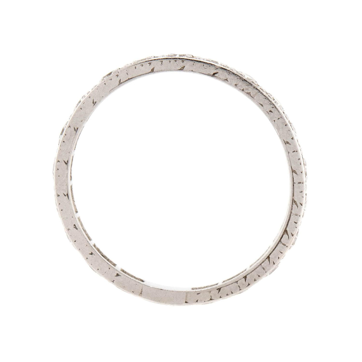 Art Deco Platinum Diamond Eternity Band