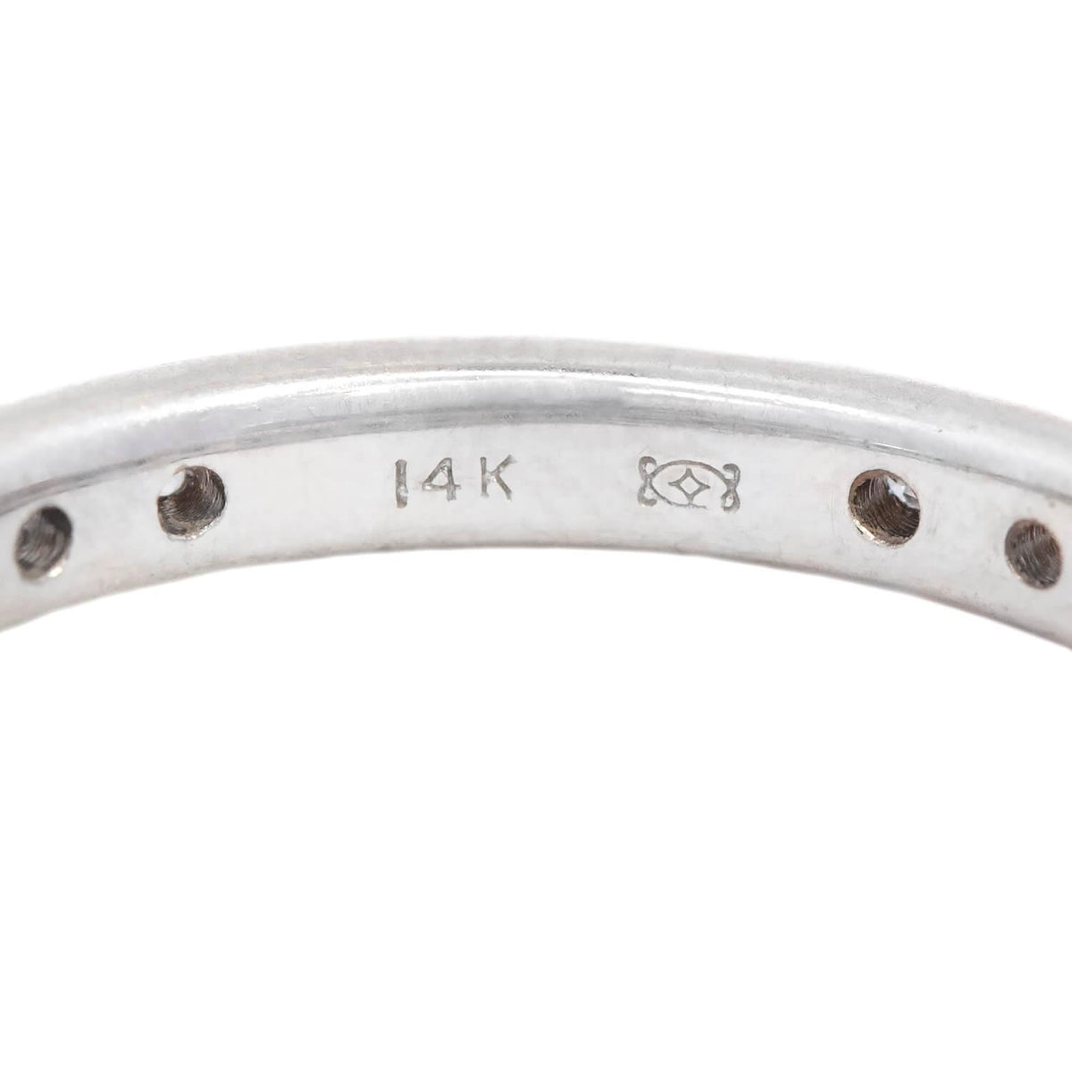 Retro 14k Diamond Eternity Band 0.65ctw