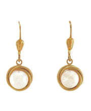Vintage 14k Pearl Dangle Earrings