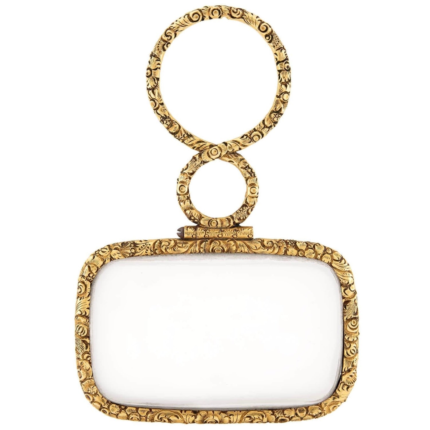Victorian 14k Repoussé Magnifying Glass