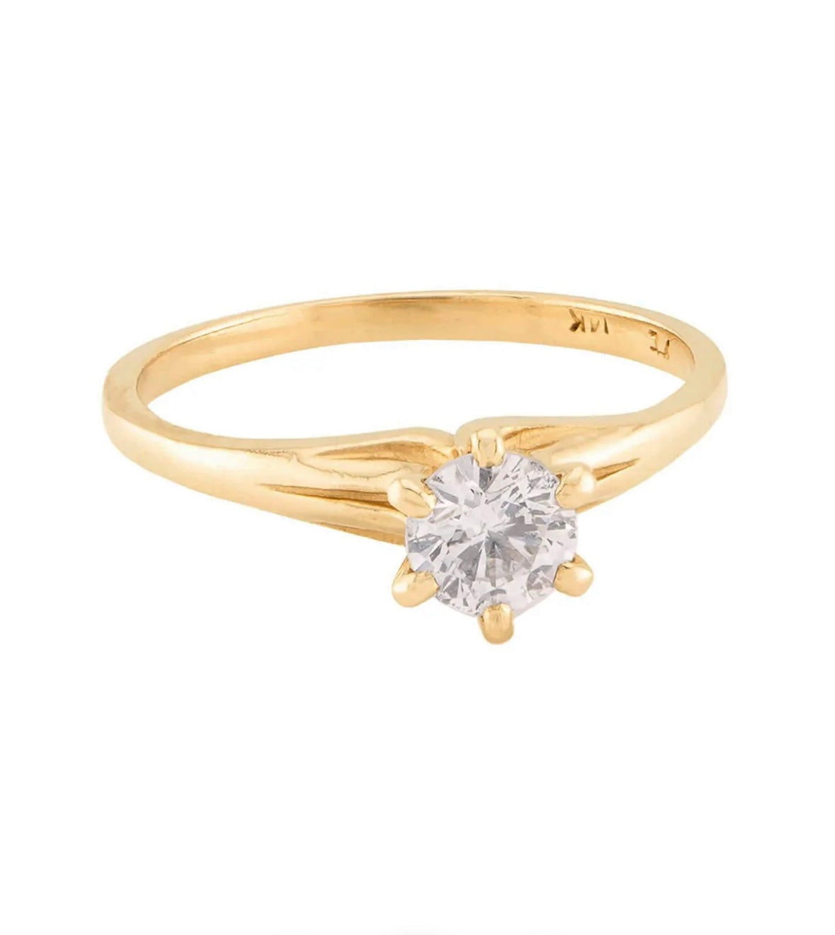 Estate 14k Diamond Engagement Ring .54ct