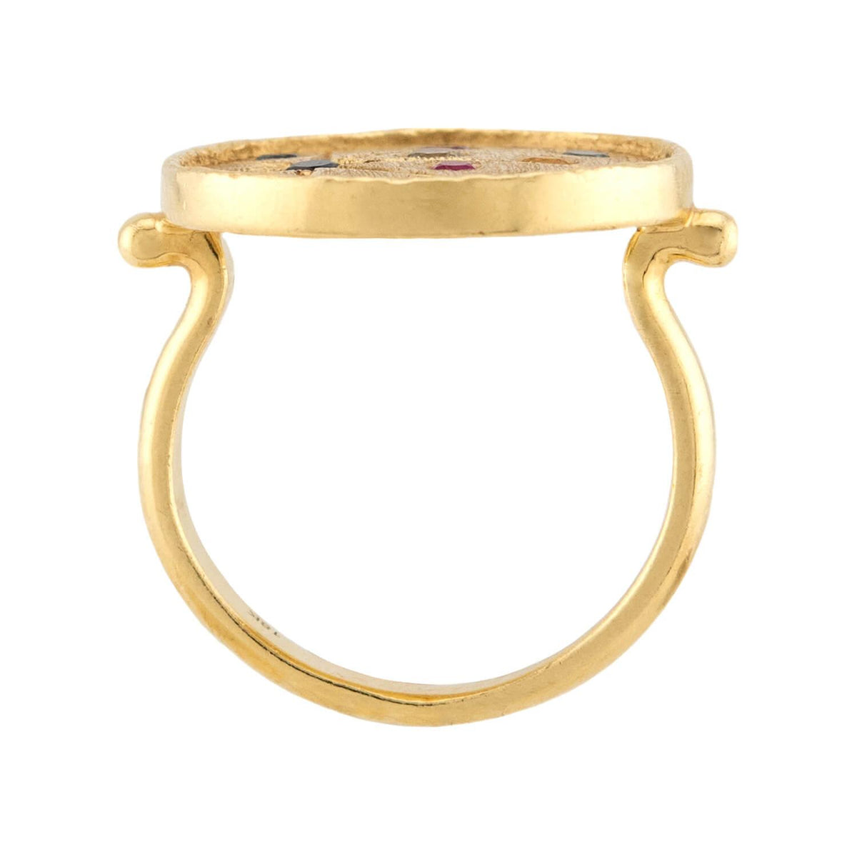 PENNY PREVILLE Estate 18k Sapphire "Galaxy Duster" Ring