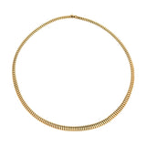 Retro 9kt Gold Gooseneck Chain Necklace 33.5 grams