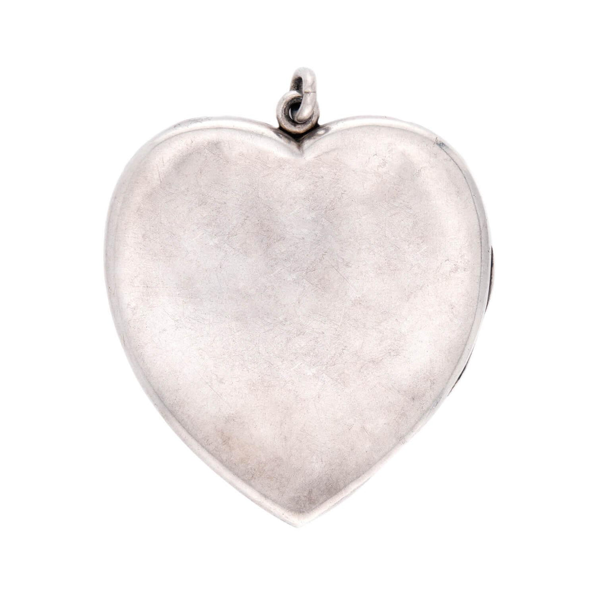 Victorian Sterling Silver Heart-Motif Locket