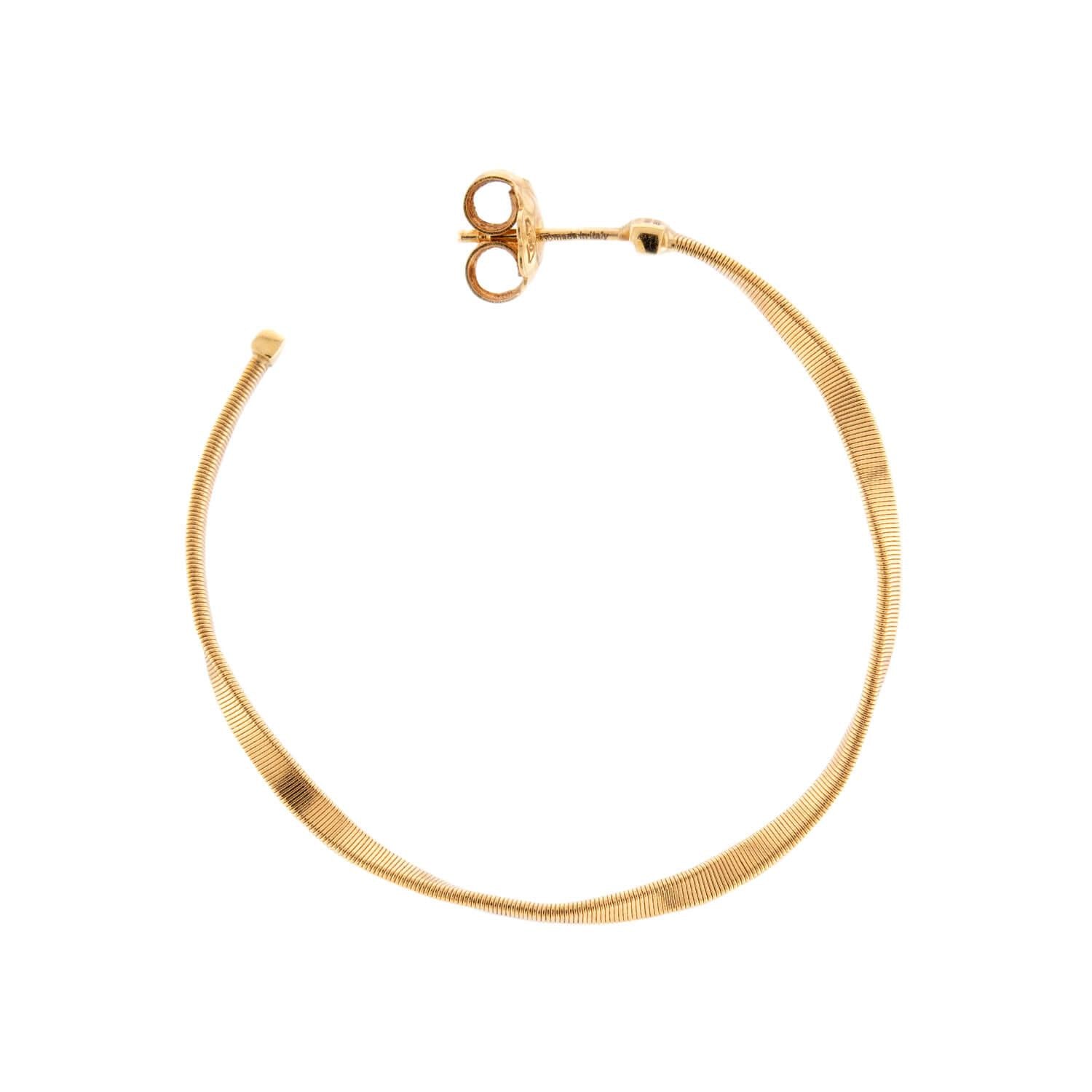 MARCO BICEGO Estate 18k Italian Marrakech Hoop Earrings
