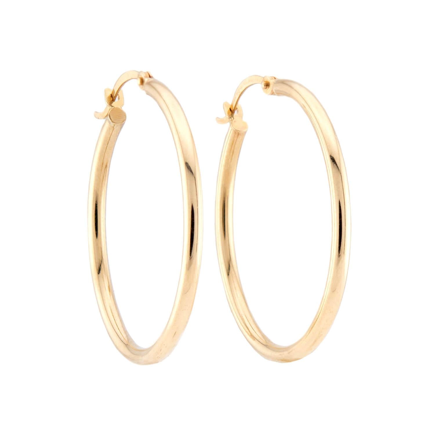 Estate 14k Gold Hoop Earrings
