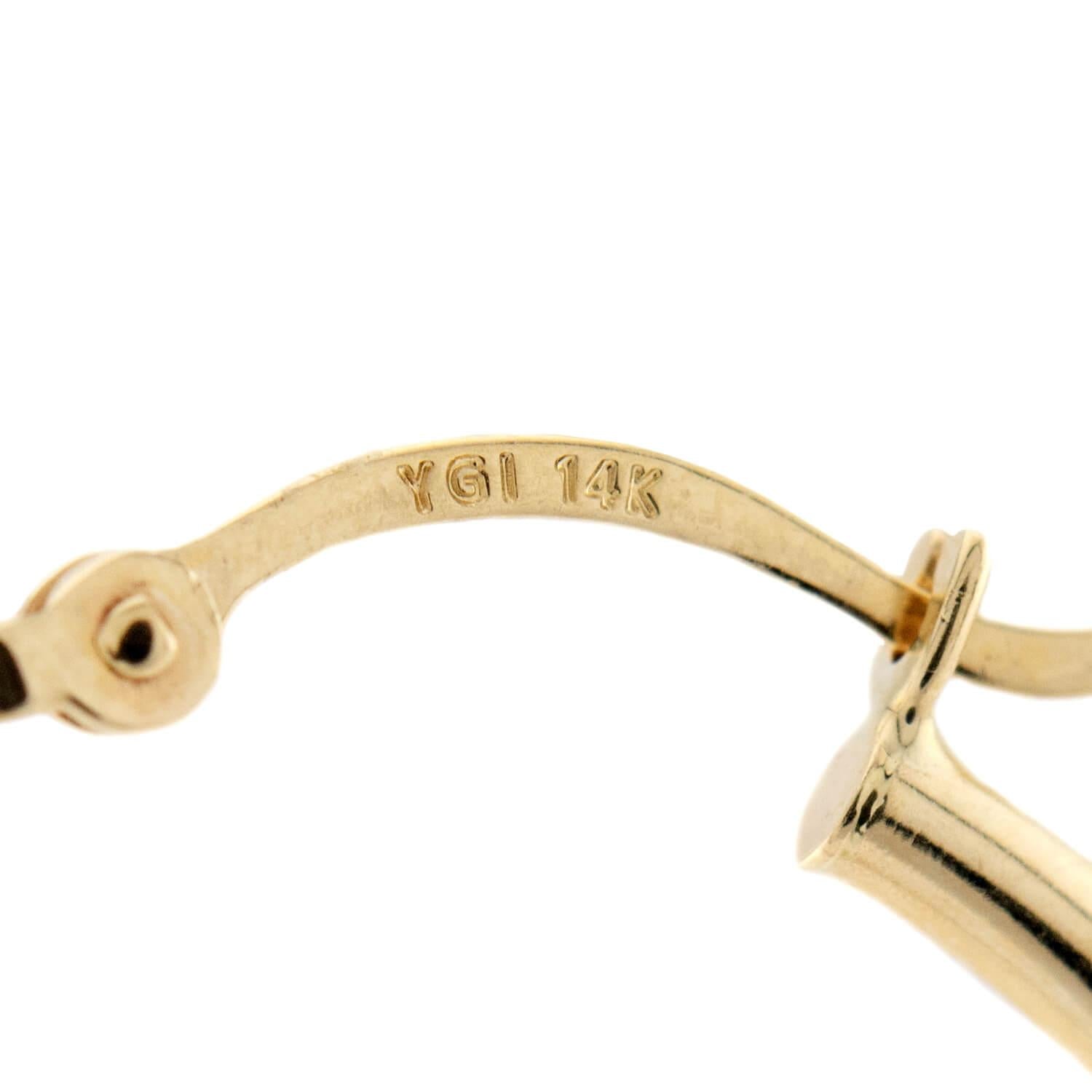 Estate 14k Gold Hoop Earrings