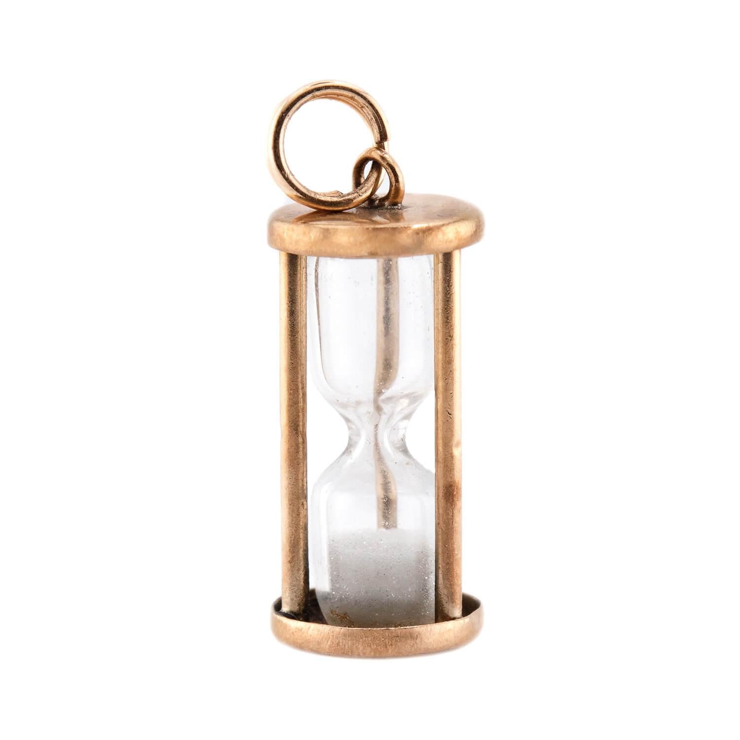 Vintage 14k Hourglass Pendant/Charm