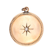 Victorian 10k Diamond Starburst Locket