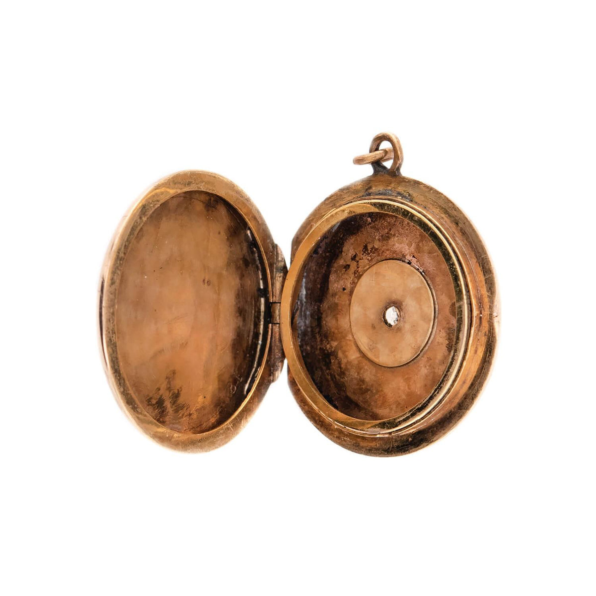 Victorian 10k Diamond Starburst Locket