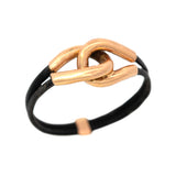 Victorian 18k French Elephant Hair Love Knot Ring