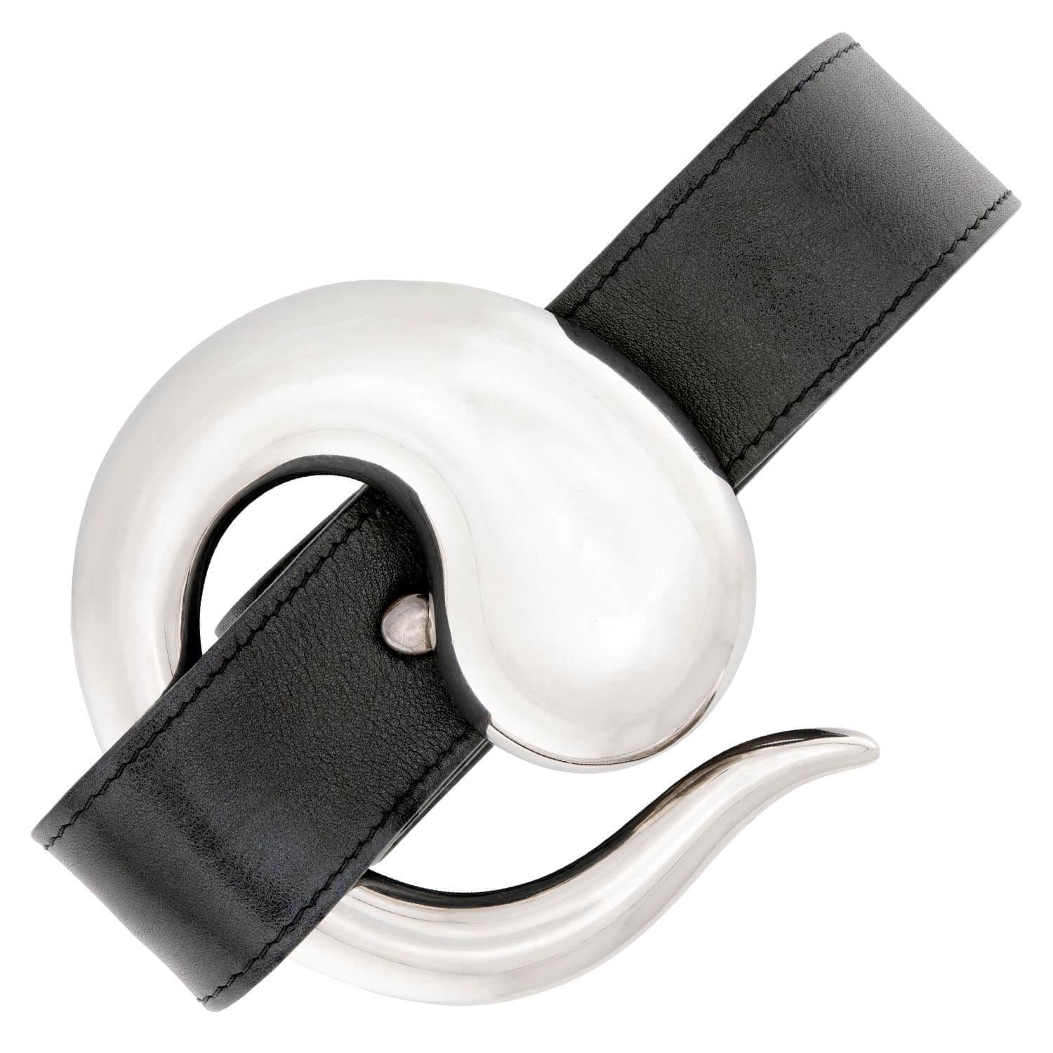小物 Tiffany & Co. silver 925 vintage belt ELSA PERETTI FOR TIFFANY & CO. Vintage Italian Sterling Silver & Leath