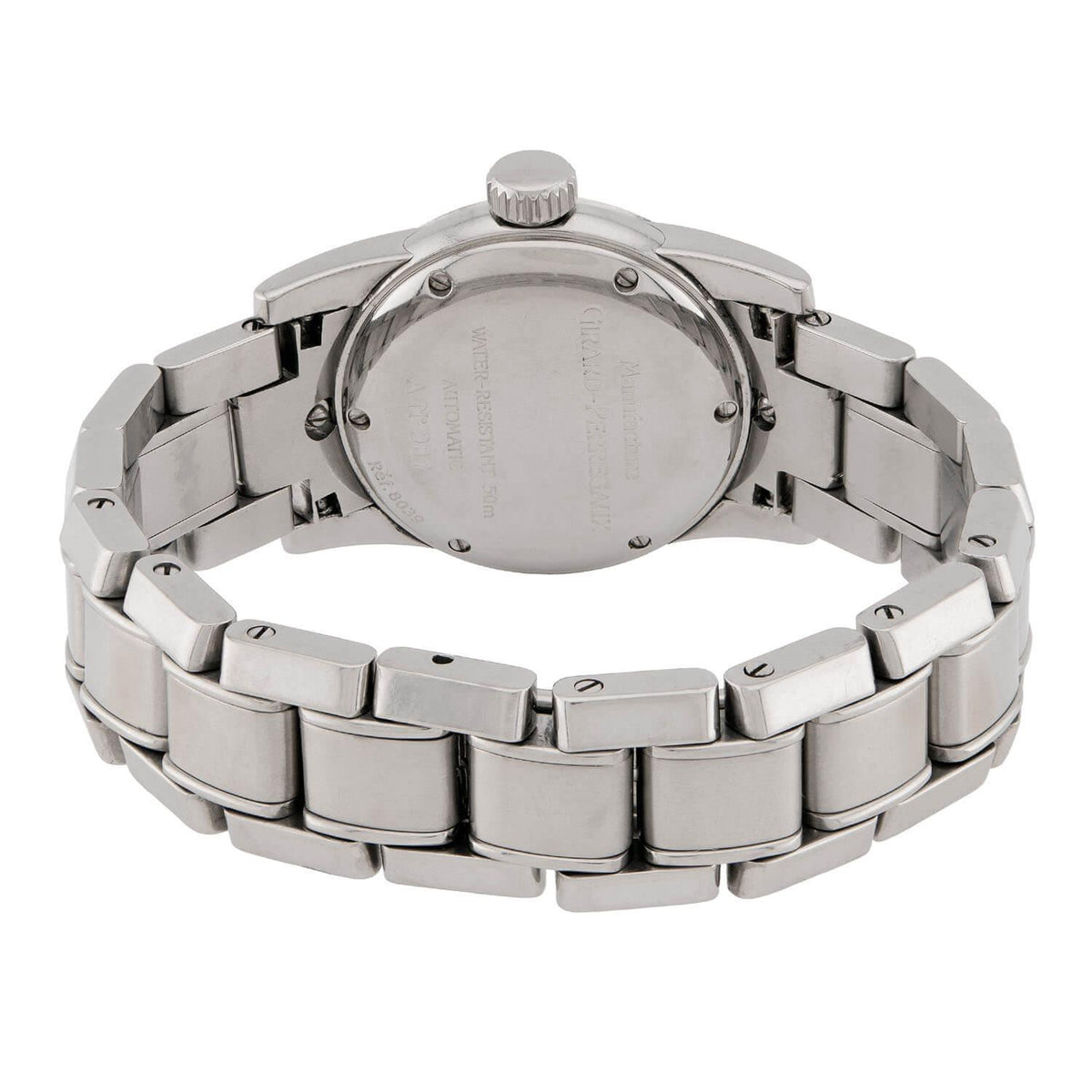 GIRARD-PERREGAUX Estate Stainless Steel Diamond Women's Wristwatch