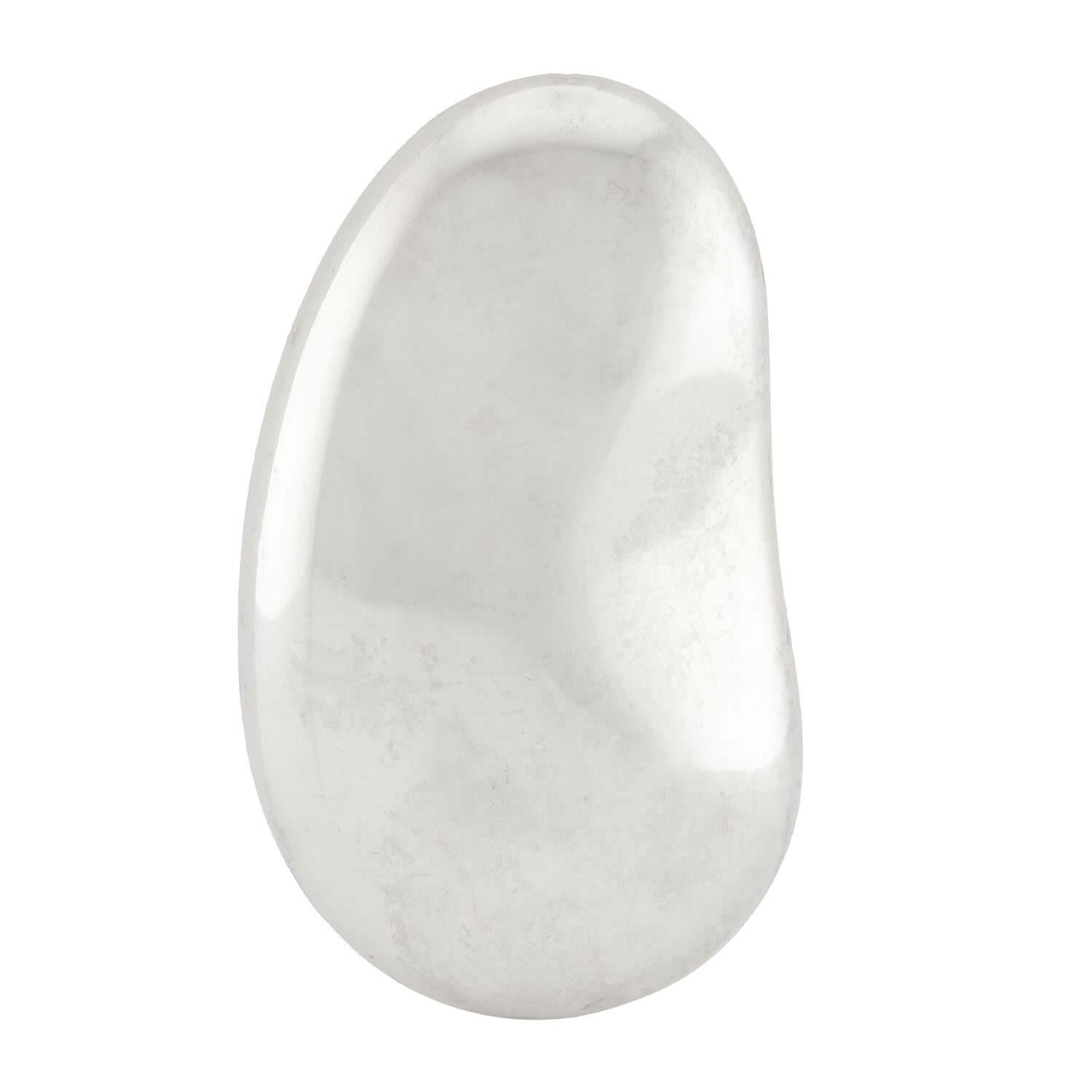 ELSA PERETTI for TIFFANY & CO. Estate Sterling Silver & Silk Bean Necklace