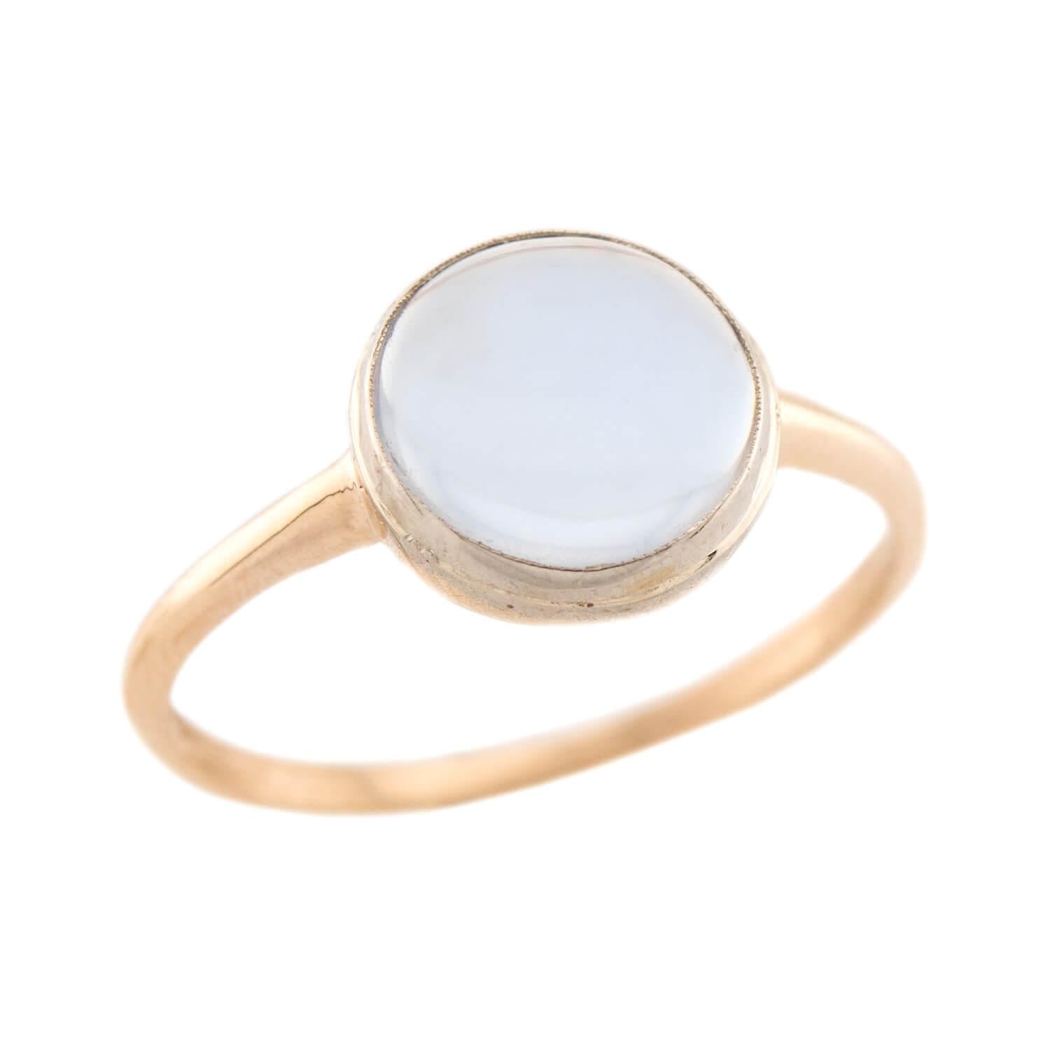 Edwardian 10k Moonstone Ring