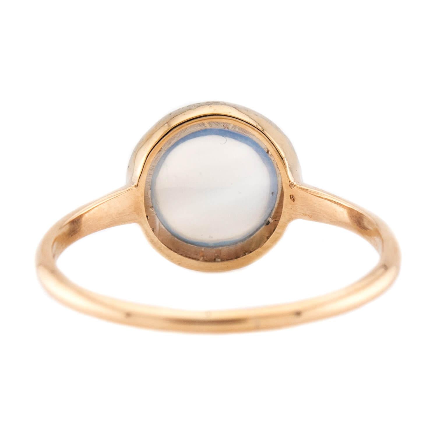 Edwardian 10k Moonstone Ring