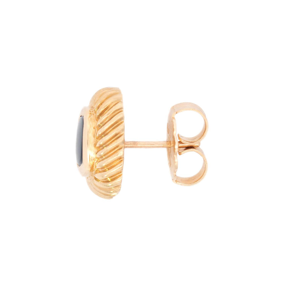 DAVID YURMAN Estate 18k Onyx Stud Earrings