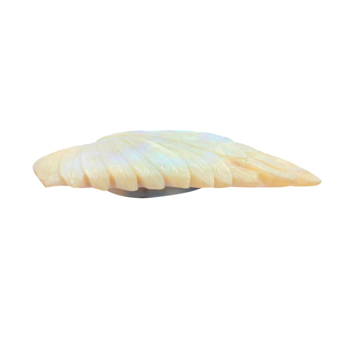 Estate Carved Opal Native American Plaque
