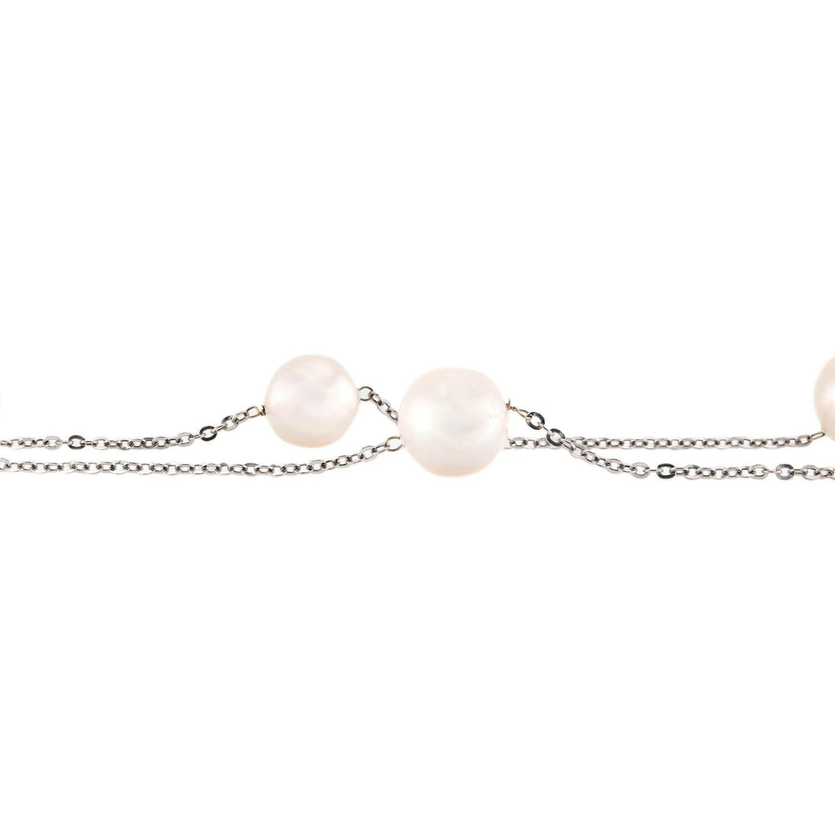 Estate 14k Pearl Chain Necklace