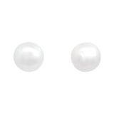 Estate 14kt Cultured Pearl Stud Earrings 13mm