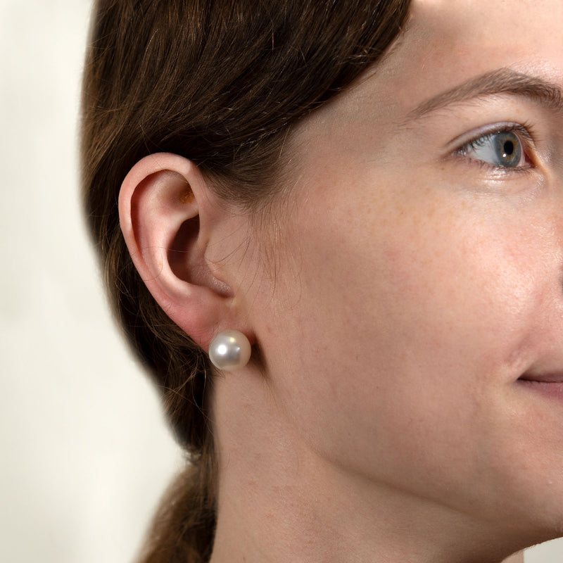13mm pearl earrings deals