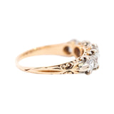 Edwardian 18kt/Platinum 5-Stone Diamond Ring 1.20ctw