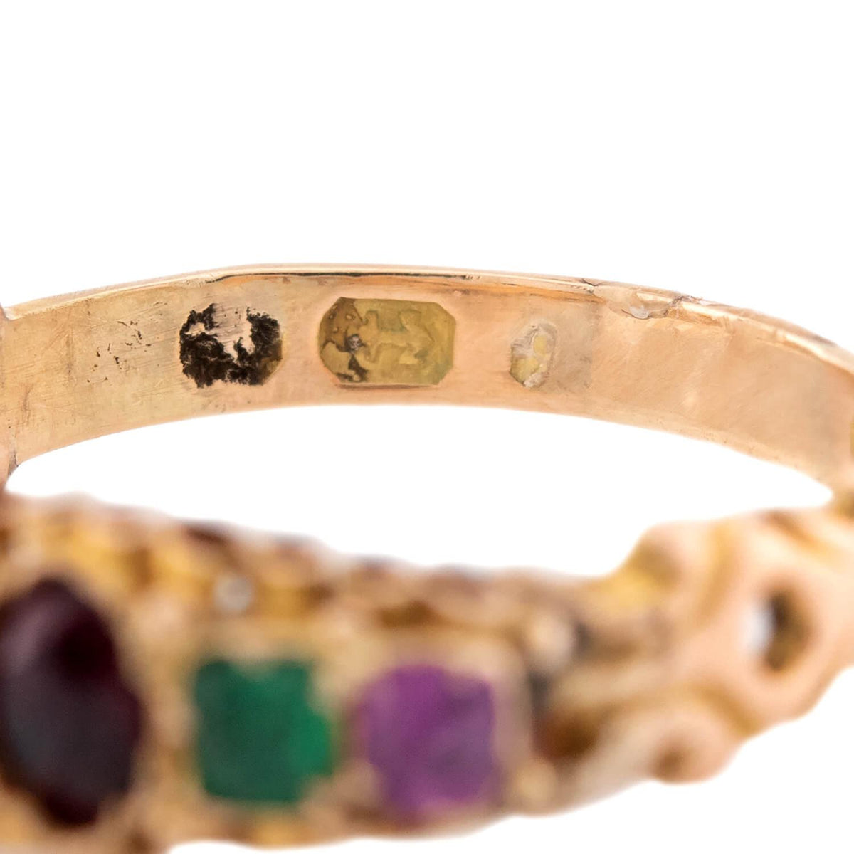 Victorian English 15k "REGARD" Ring