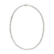 Estate Italian 18k 12.50ctw Diamond Riviera Necklace
