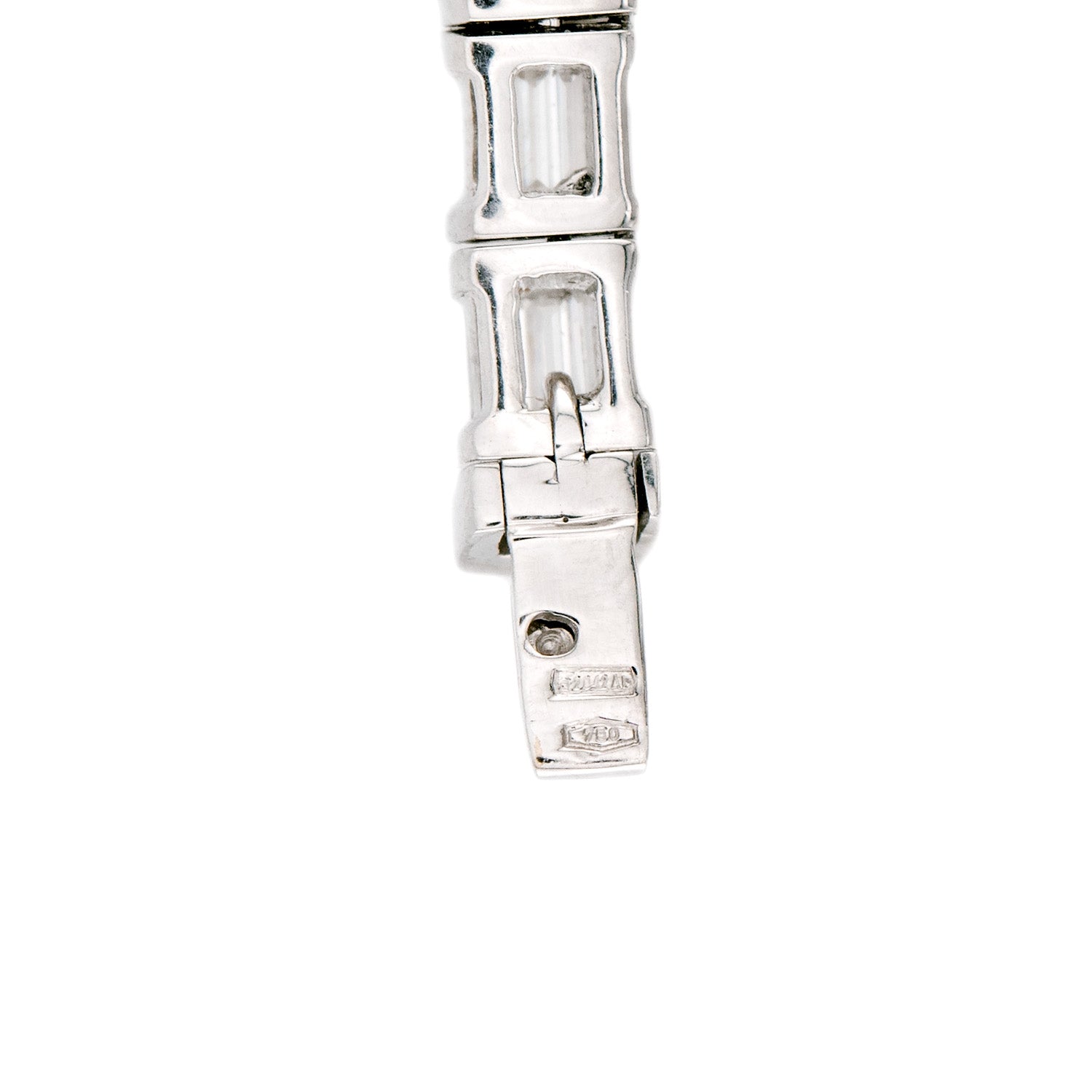Estate Italian 18k 11.50ctw Diamond Riviera Necklace