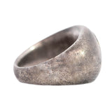 450 AD Silver + 22k Roman Signet Ring
