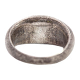 450 AD Silver + 22k Roman Signet Ring