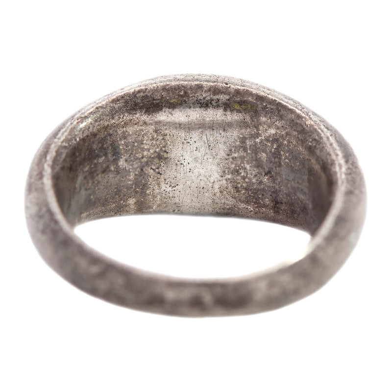Rhodium-plated Silver-toned AD-Studded Circular Finger Ring –  shopnccollection