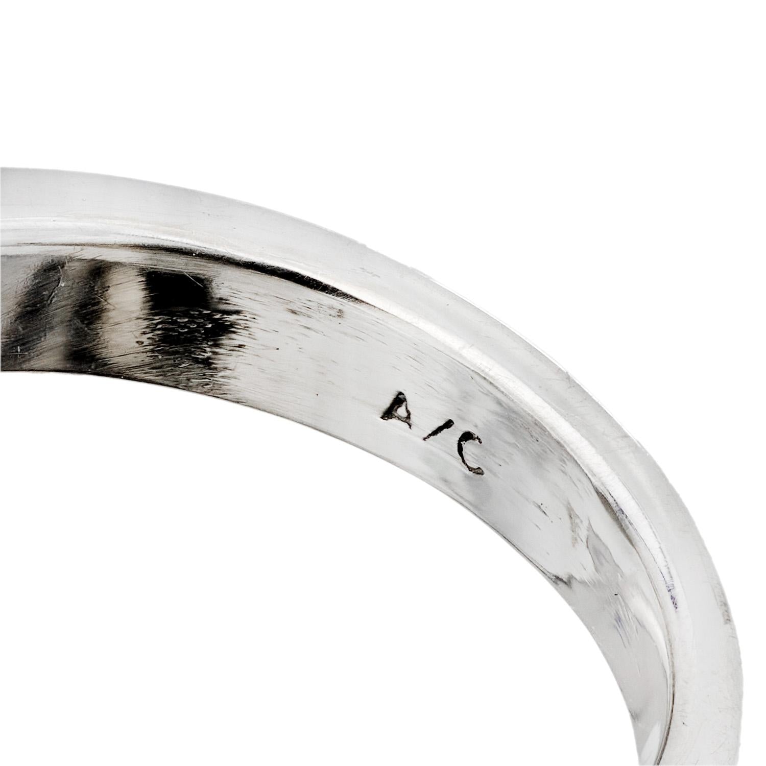 Estate 14k Diamond and Sapphire Three Stone Ring