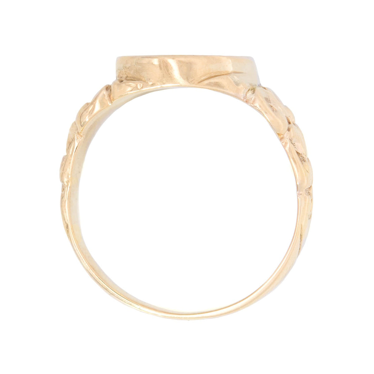 Victorian 14k Family Crest Signet Ring