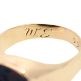 Victorian 15k Bloodstone Signet Ring