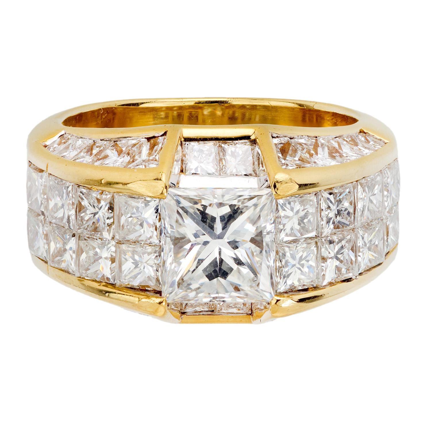 Estate 18k Diamond Statement Ring